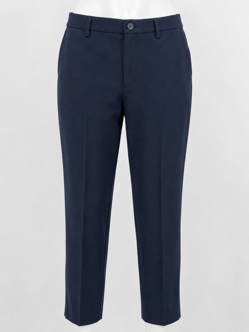 Haggar Cool 18 Pro Dress Pants Navy Flat Front Classic Fit 34x30 NWT